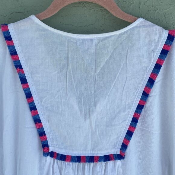 J.Crew Fringe Sz S J.Crew Fringe Tunic Cover-Up - Picture 8 of 14